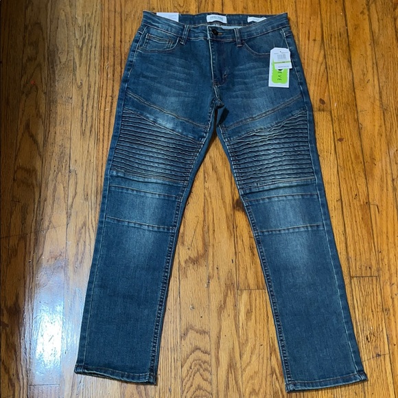 NWT Ring of Fire Sustainable Chase Denim Slim Jeans Size 12 - Picture 4 of 15